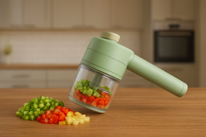 4 in 1 Portable Electric Vegetable Cutter Set